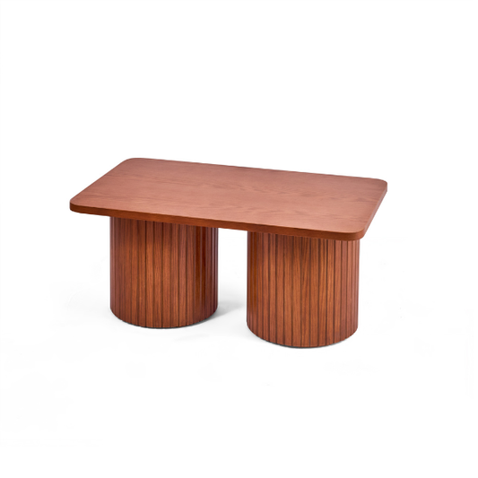 Rectangular Natural Wood Coffee Table