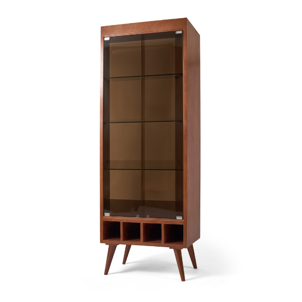 Natural Wood Display Cabinet