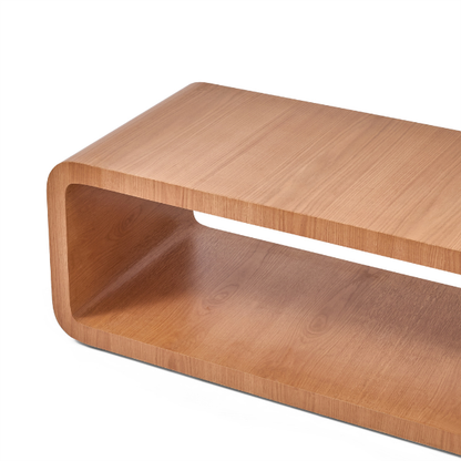 Natural Oak Veneer Coffee Table